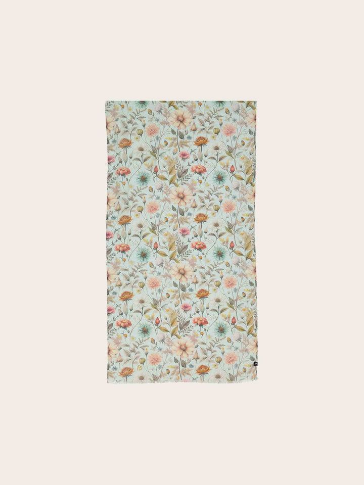 Schal mit Blumen-Print im Vintage-Design
