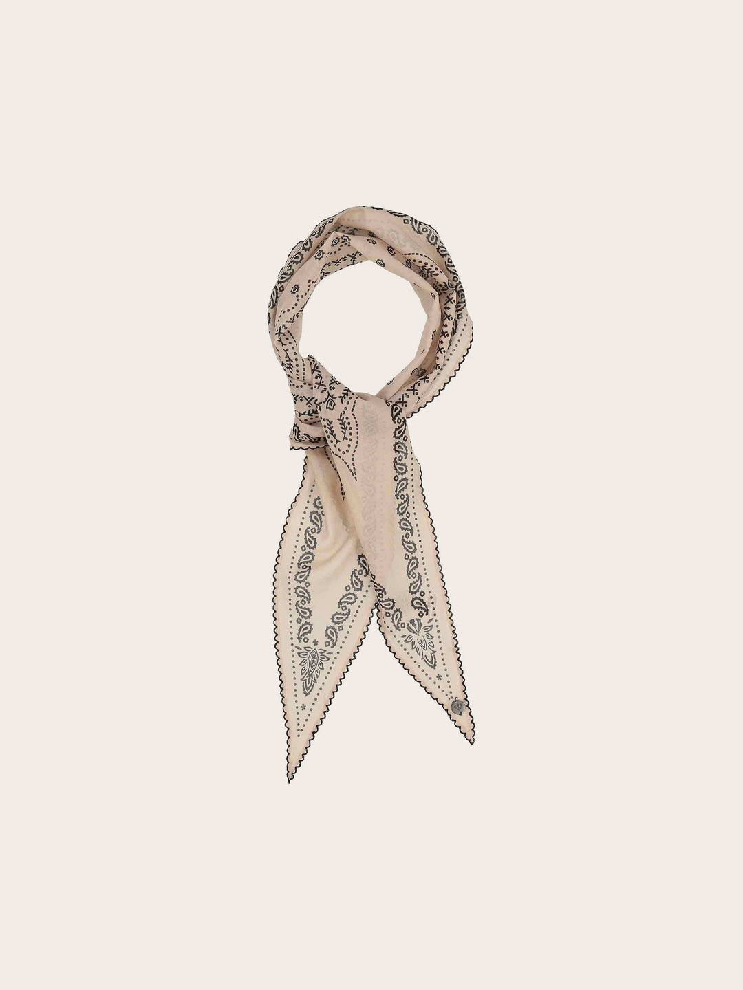 Diamond Shape Tuch mit Paisley-Design aus Baumwolle