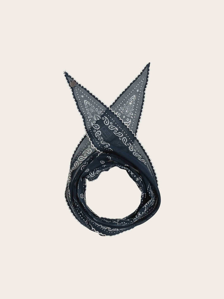 Diamond Shape Tuch mit Paisley-Design aus Baumwolle