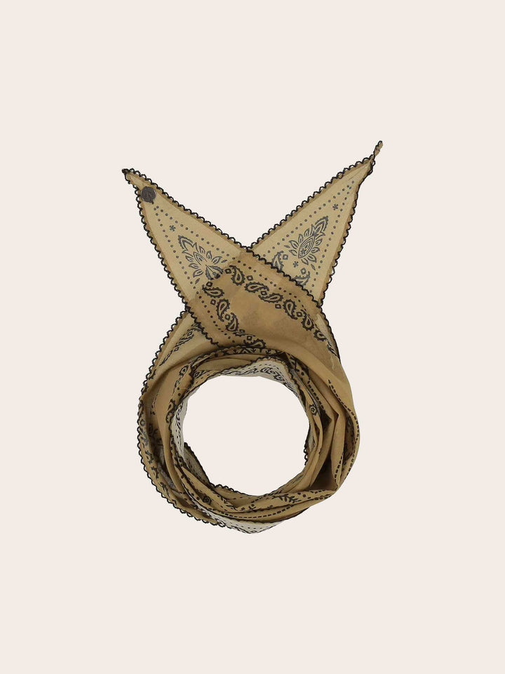 Diamond Shape Tuch mit Paisley-Design aus Baumwolle