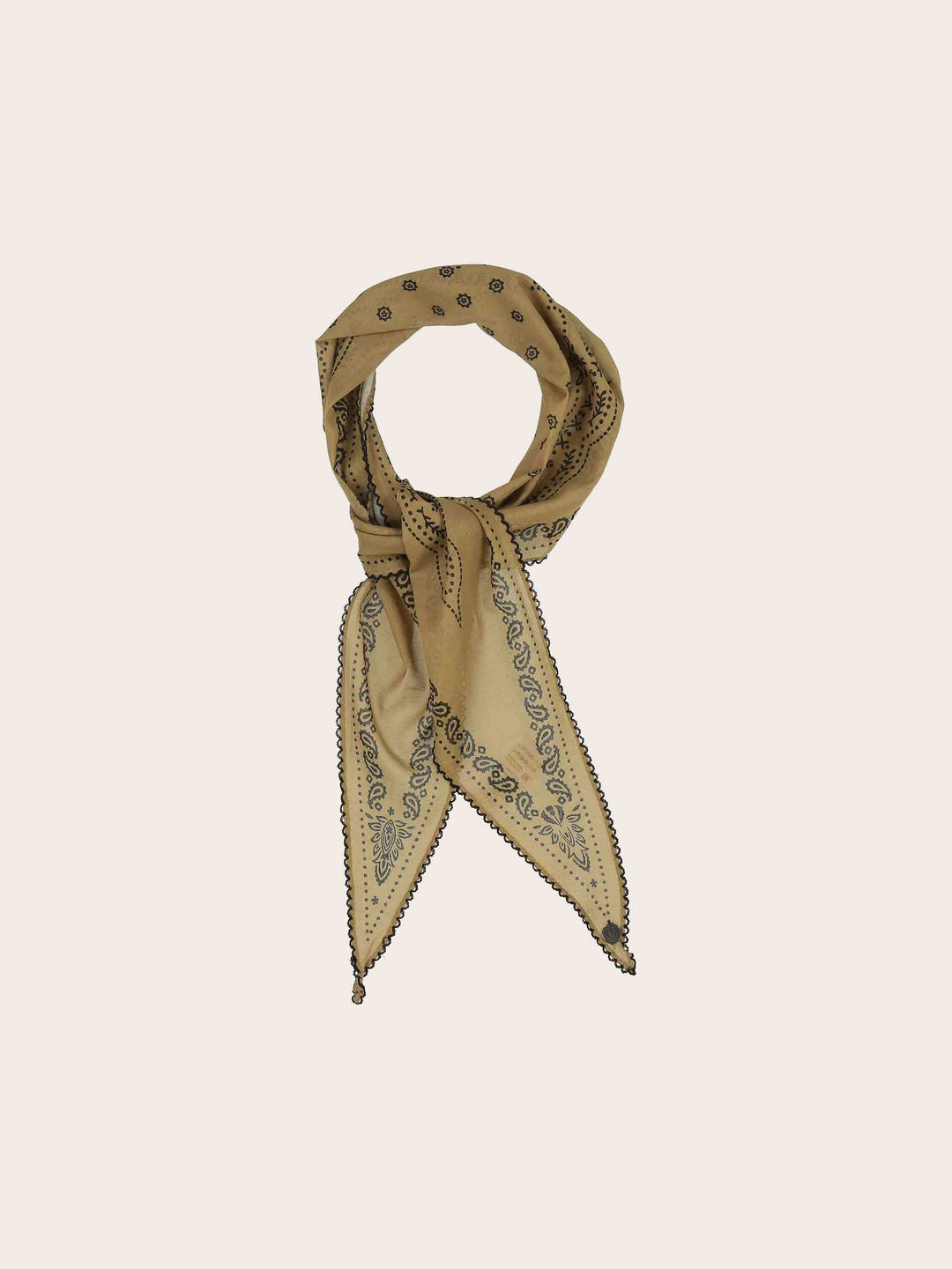 Diamond Shape Tuch mit Paisley-Design aus Baumwolle