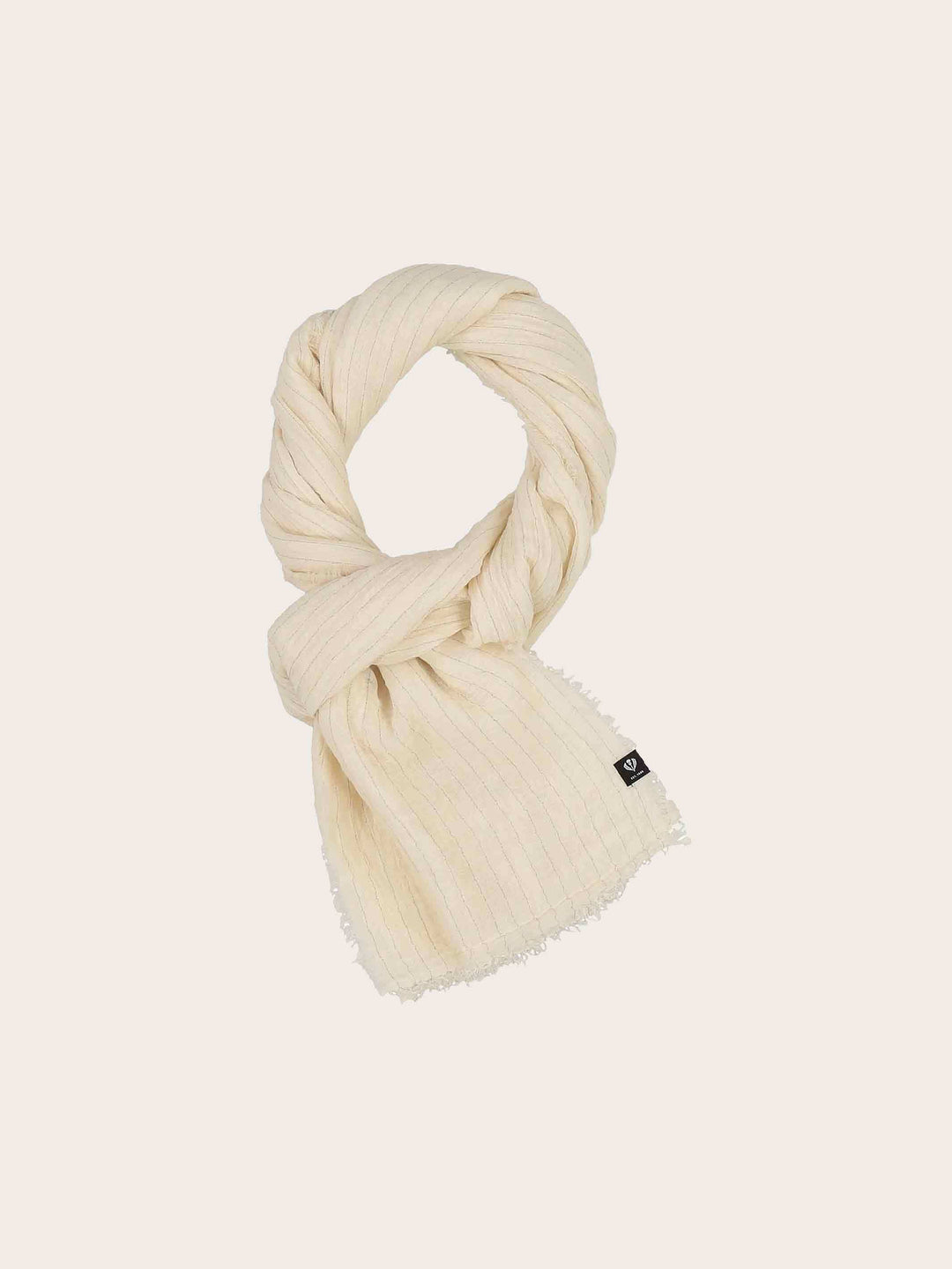 Leichte Stola mit glänzenden Streifen