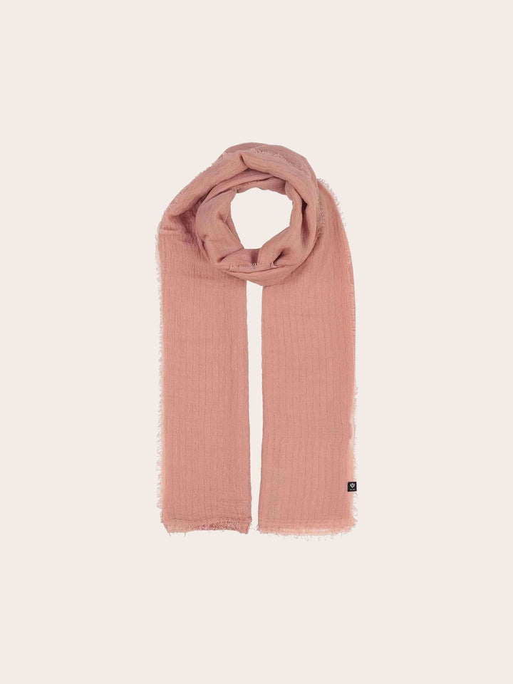 Leichte Stola mit glänzenden Streifen