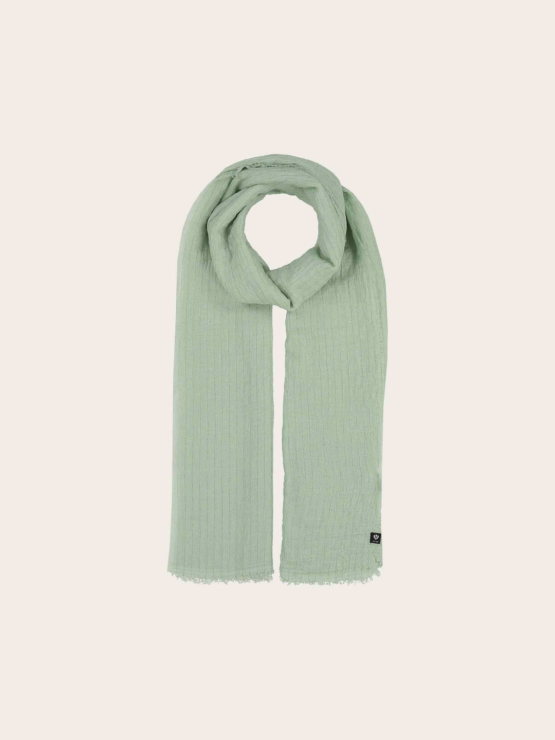 Leichte Stola mit glänzenden Streifen