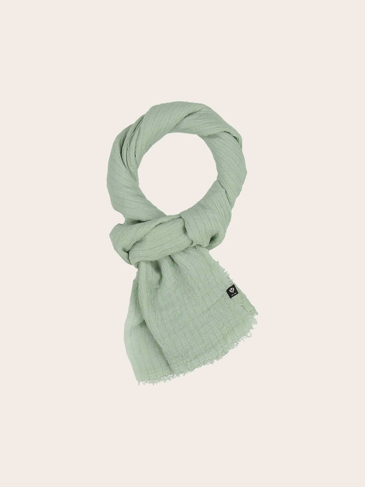 Leichte Stola mit glänzenden Streifen