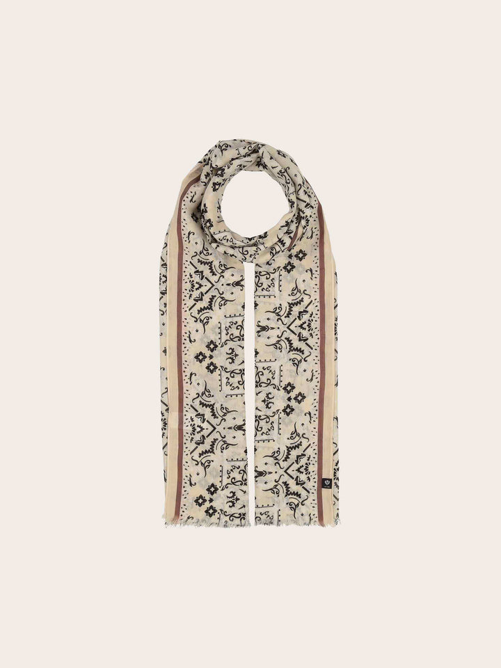 Schal mit Paisley-Print aus reiner Baumwolle