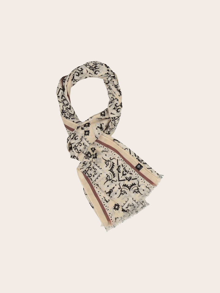 Schal mit Paisley-Print aus reiner Baumwolle