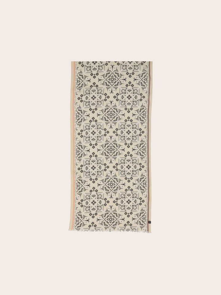 Schal mit Paisley-Print aus reiner Baumwolle