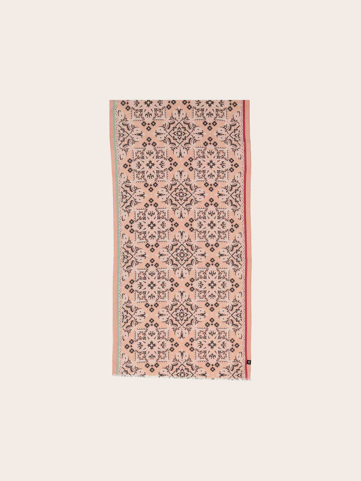 Schal mit Paisley-Print aus reiner Baumwolle