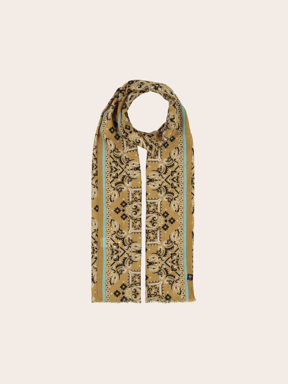 Schal mit Paisley-Print aus reiner Baumwolle