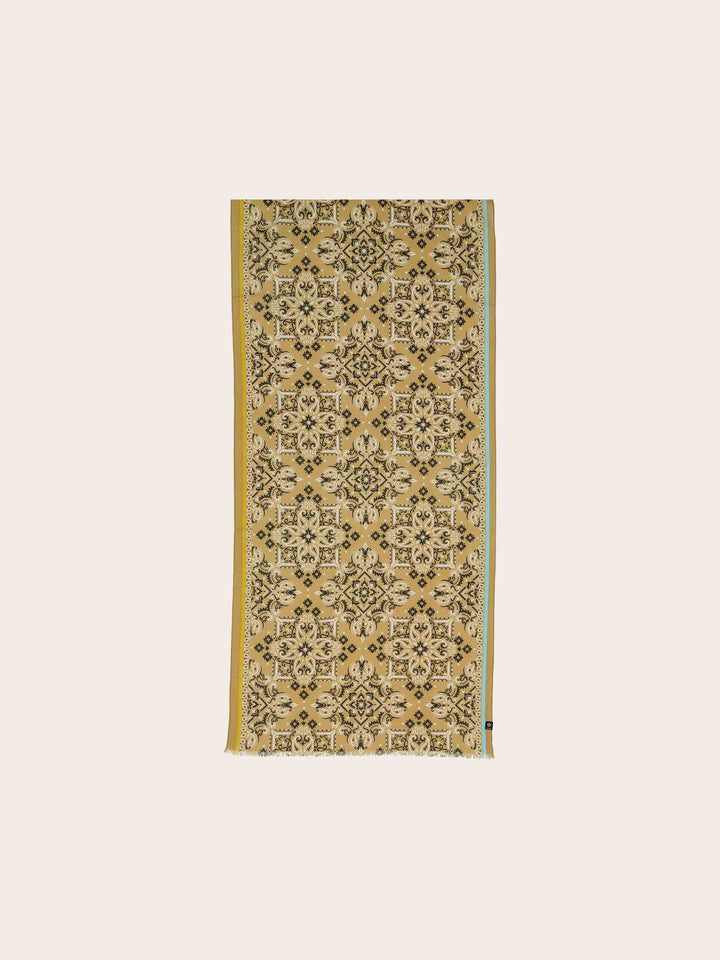 Schal mit Paisley-Print aus reiner Baumwolle
