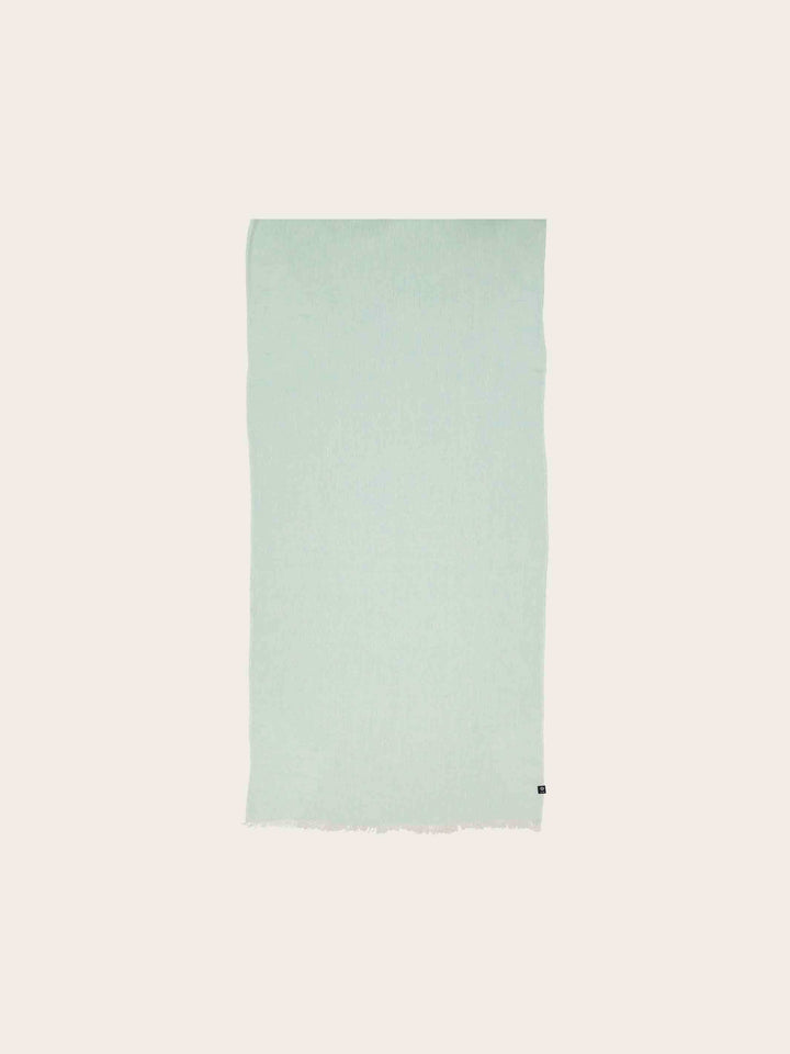 Leichter einfarbiger Schal aus reinem Leinen