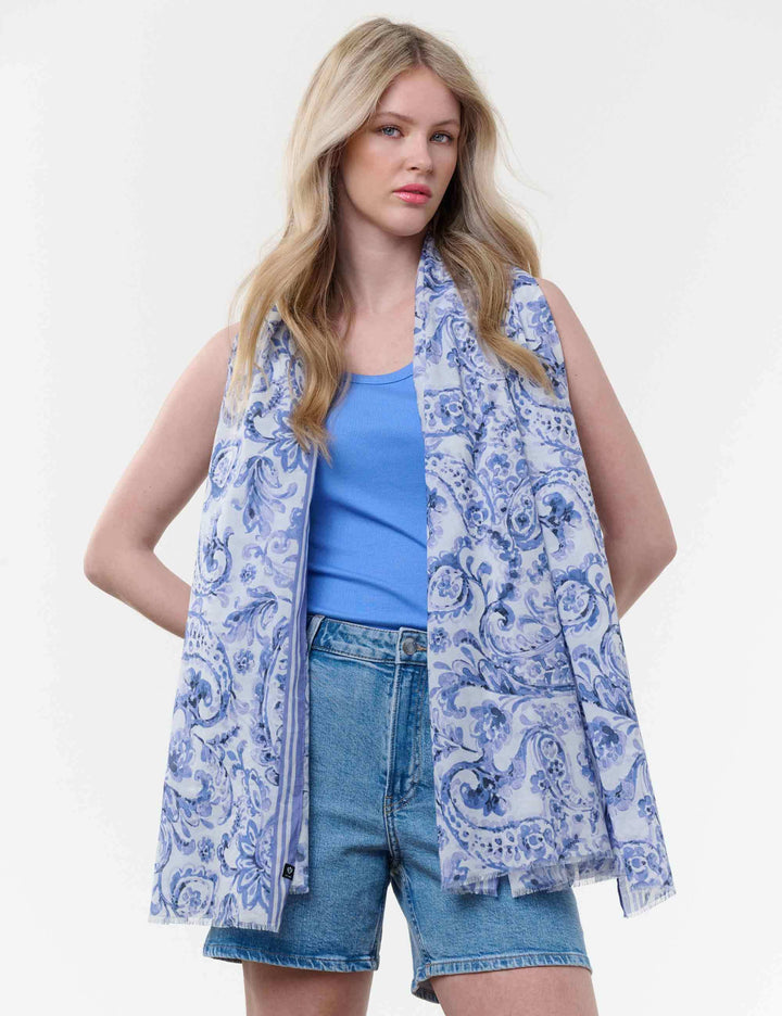 XL-Schal mit Paisley-Design - vielseitig tragbar