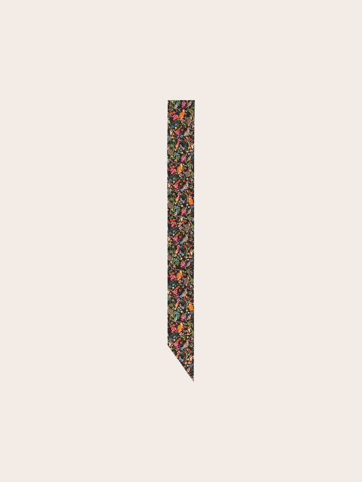 Twilly aus Seide mit FRAAS Plaid Karo und Tier-Print