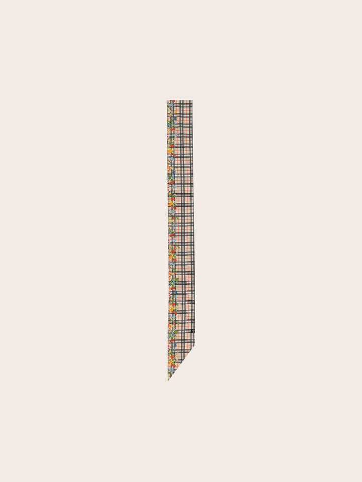 Twilly aus Seide mit FRAAS Plaid Karo und Tier-Print