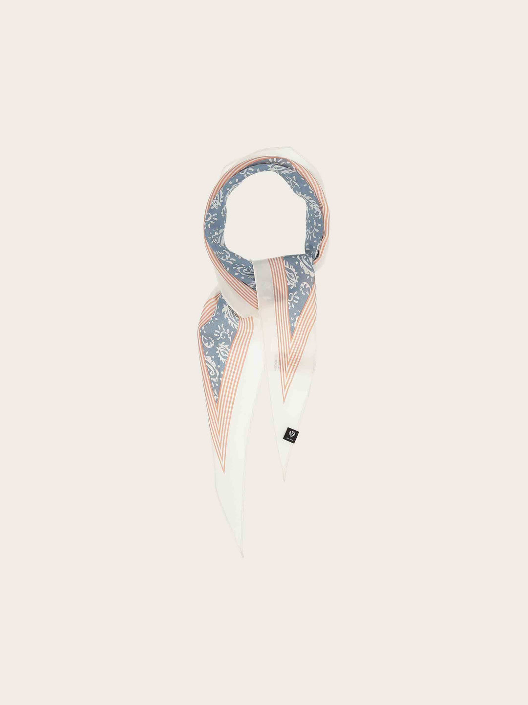 Diamond Shape Seidentuch mit Paisley-Design