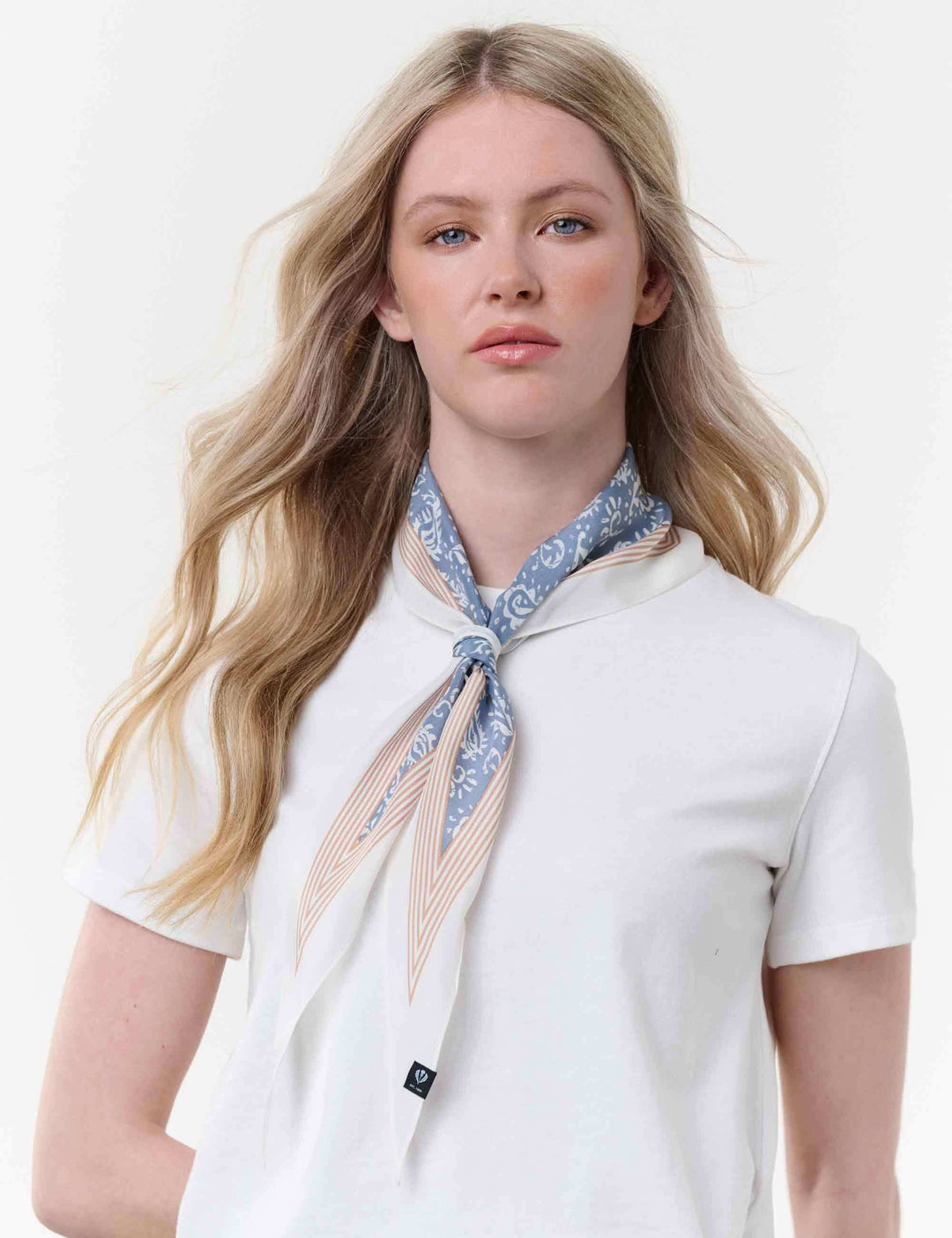 Diamond Shape Seidentuch mit Paisley-Design