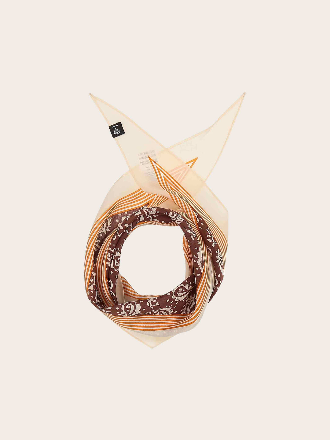 Diamond Shape Seidentuch mit Paisley-Design
