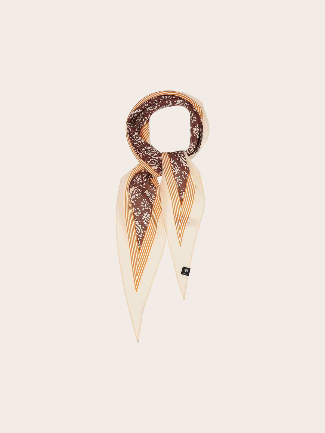 Diamond Shape Seidentuch mit Paisley-Design