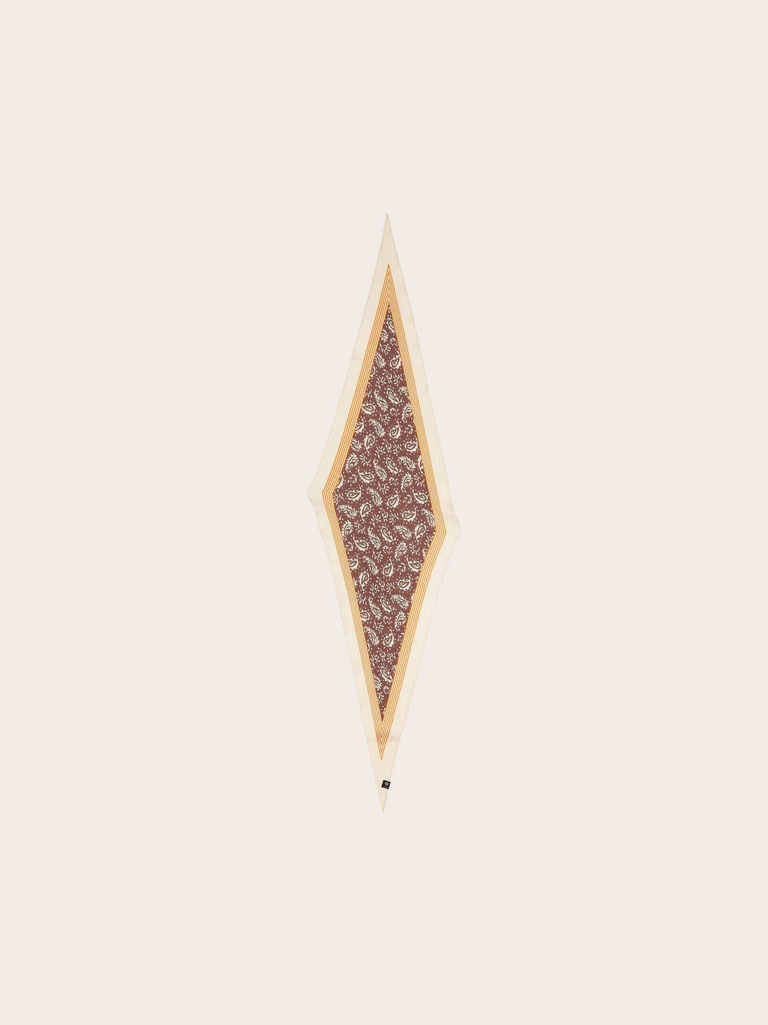 Diamond Shape Seidentuch mit Paisley-Design