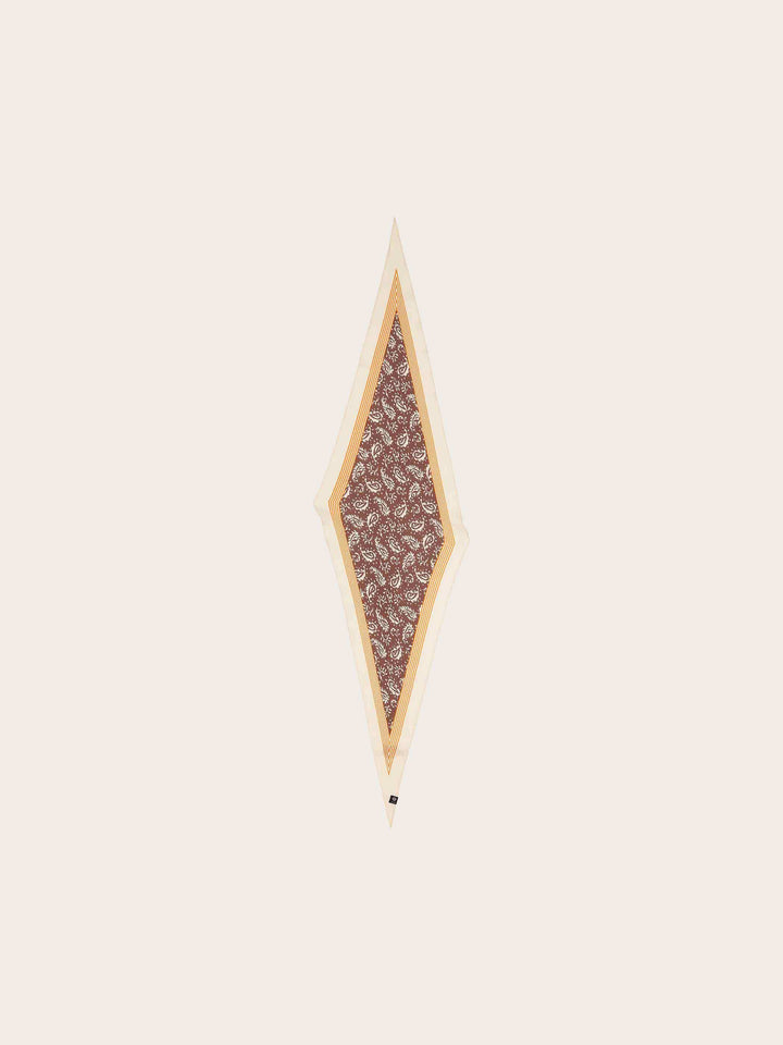 Diamond Shape Seidentuch mit Paisley-Design