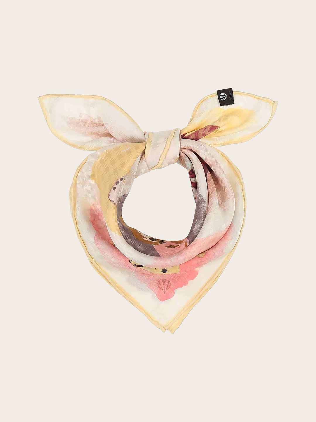 Nickituch mit Schmetterling-Design aus reiner Seide