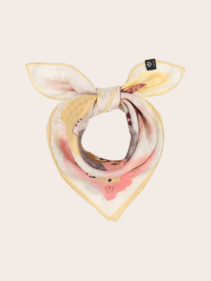 Nickituch mit Schmetterling-Design aus reiner Seide