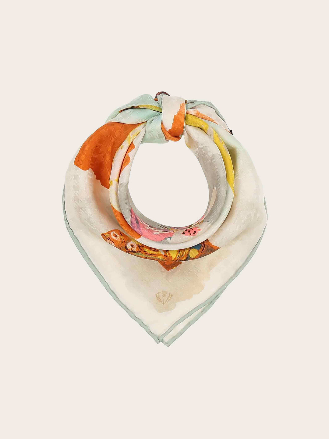 Nickituch mit Schmetterling-Design aus reiner Seide