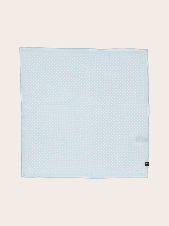 Gepunktetes Nickituch aus reiner Seide