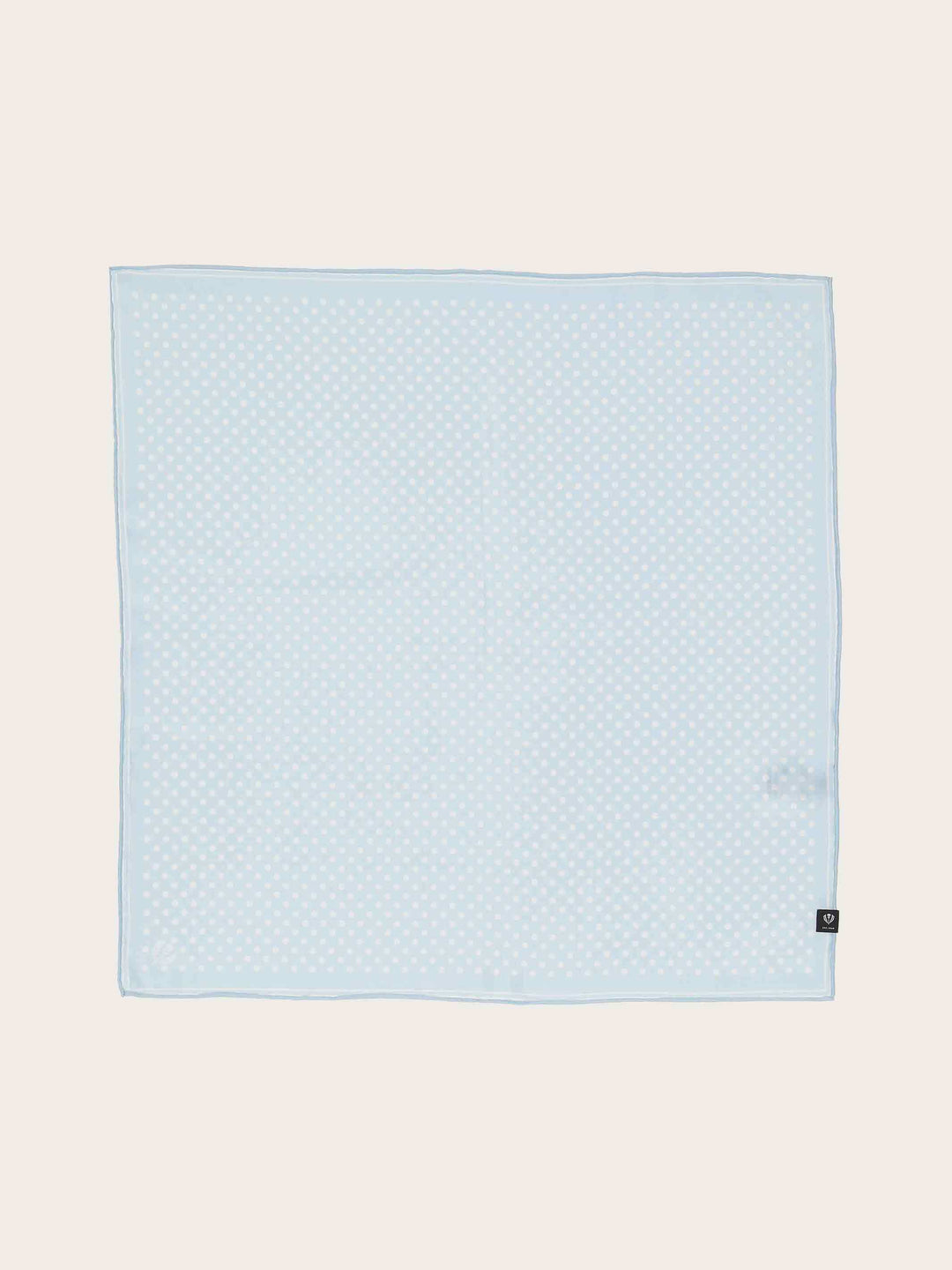 Gepunktetes Nickituch aus reiner Seide