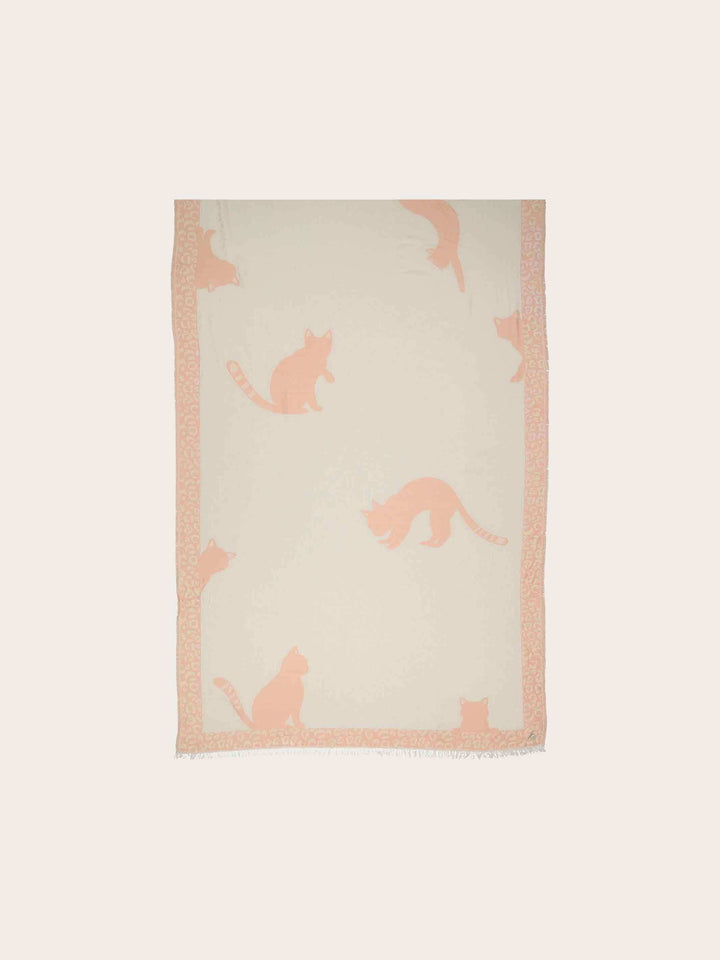 Leo-Stola mit Katzen-Design