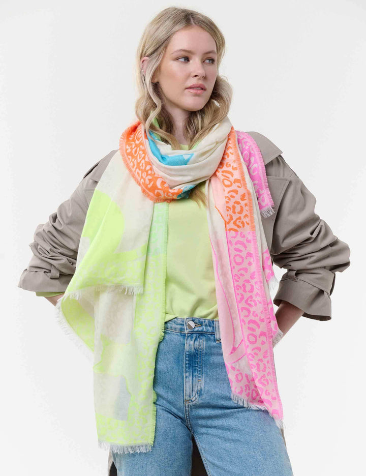 Leo-Stola mit Katzen-Design