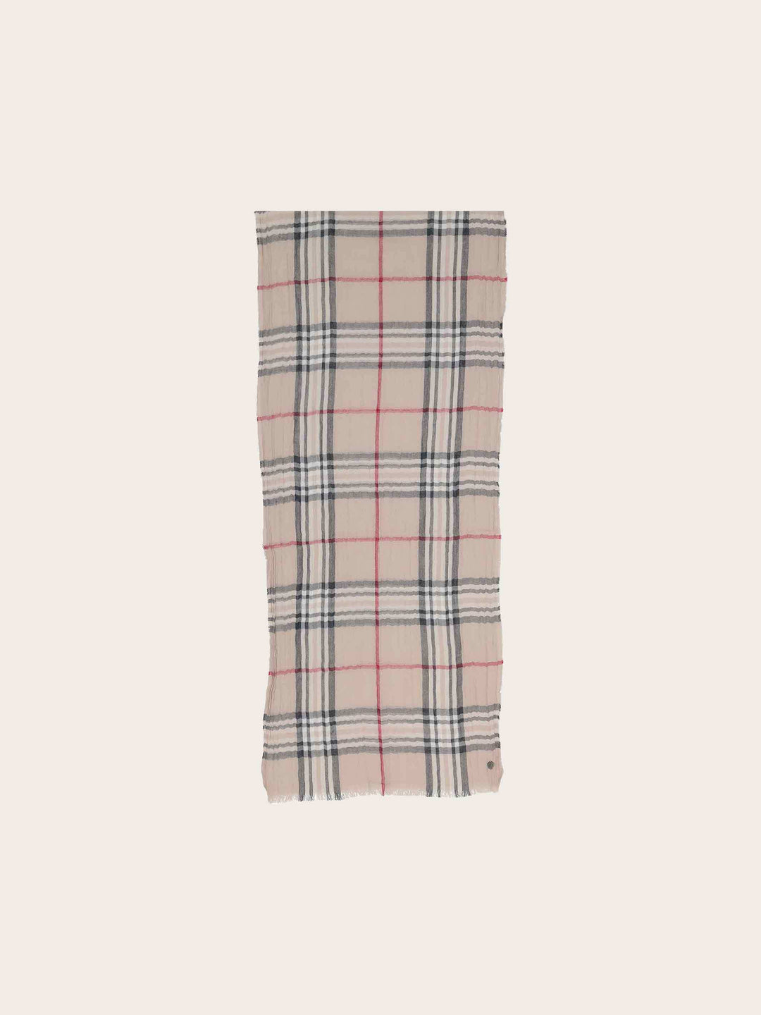 Leichter Schal mit FRAAS Plaid Karo in Krepp-Optik