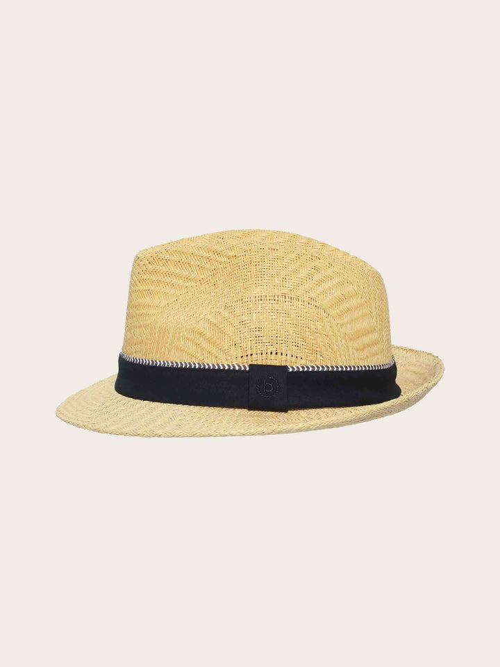 Sommerlicher bugatti Fedora mit Hutband
