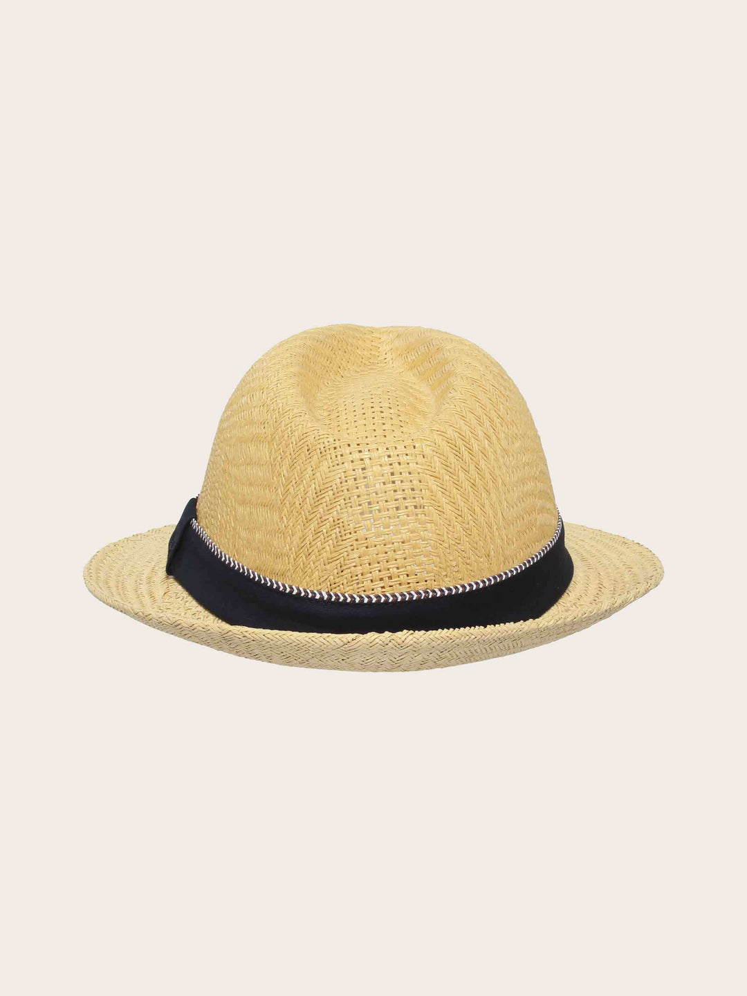 Sommerlicher bugatti Fedora mit Hutband