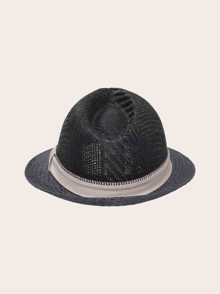 Sommerlicher bugatti Fedora mit Hutband