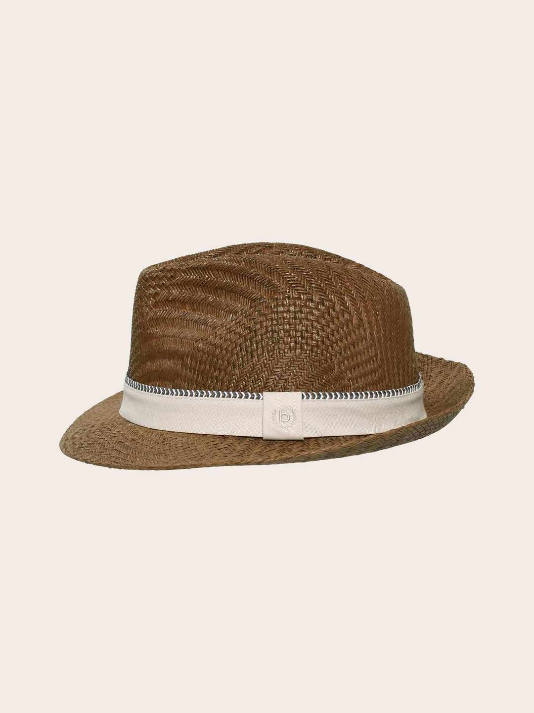Sommerlicher bugatti Fedora mit Hutband