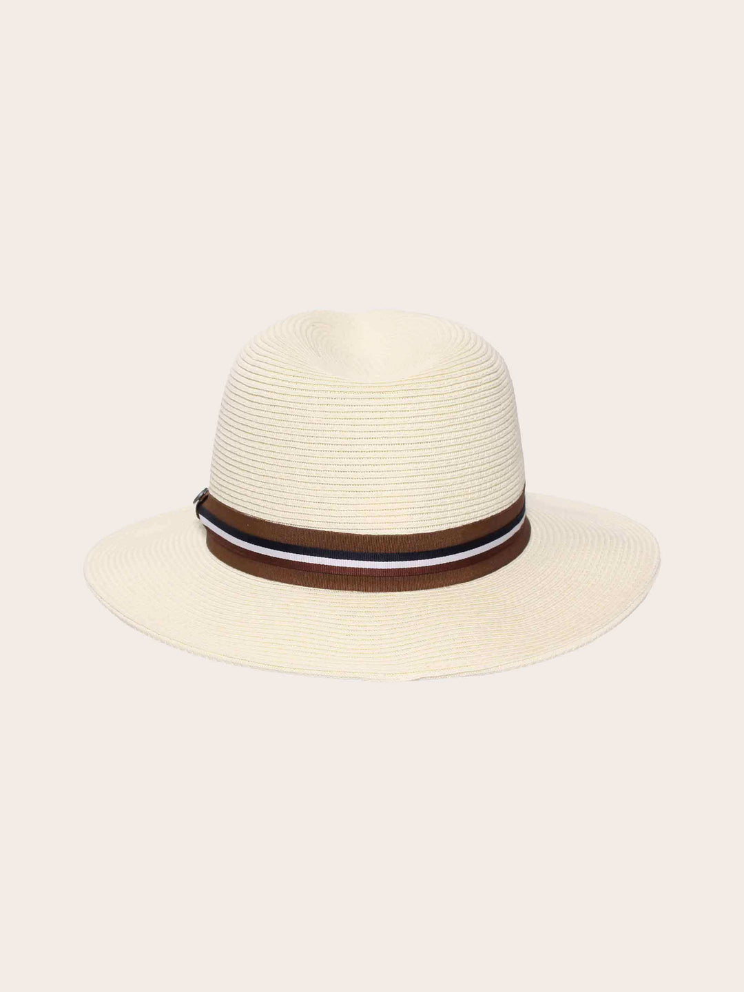 Einfarbiger bugatti Sommer-Fedora mit gewebtem Hutband