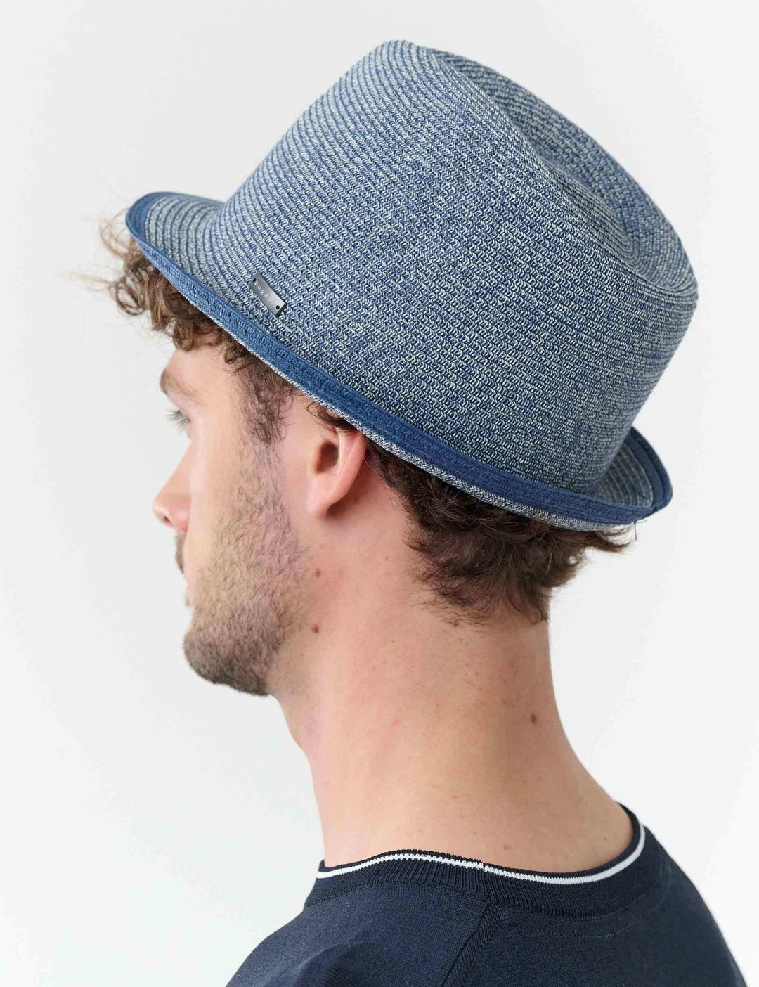 Faltbarer bugatti Trilby in Melange-Optik