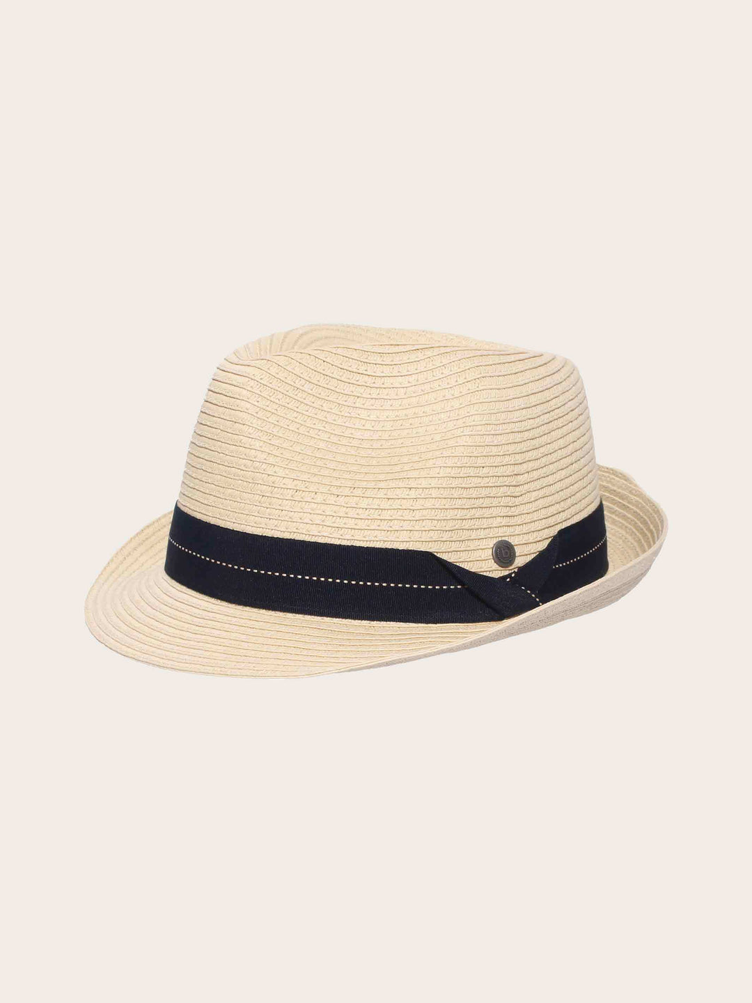 Einfarbiger bugatti Trilby für den Sommer mit breitem Hutband