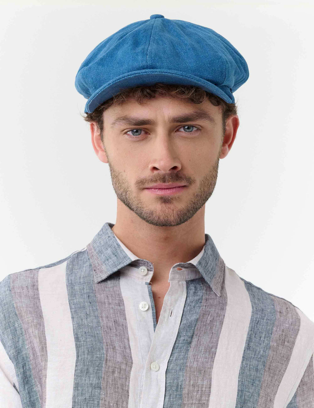 bugatti Bakerboy Cap im Denim-Look