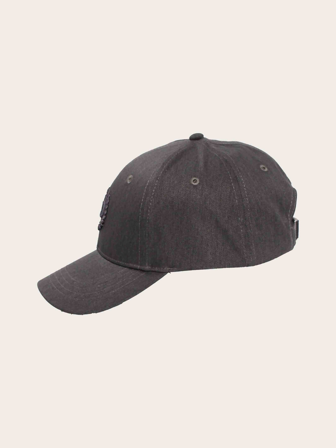 Einfarbige Baseballkappe mit gesticktem bugatti-Logo