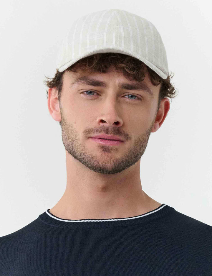 Bugatti Basecap mit Nadelstreifen-Design