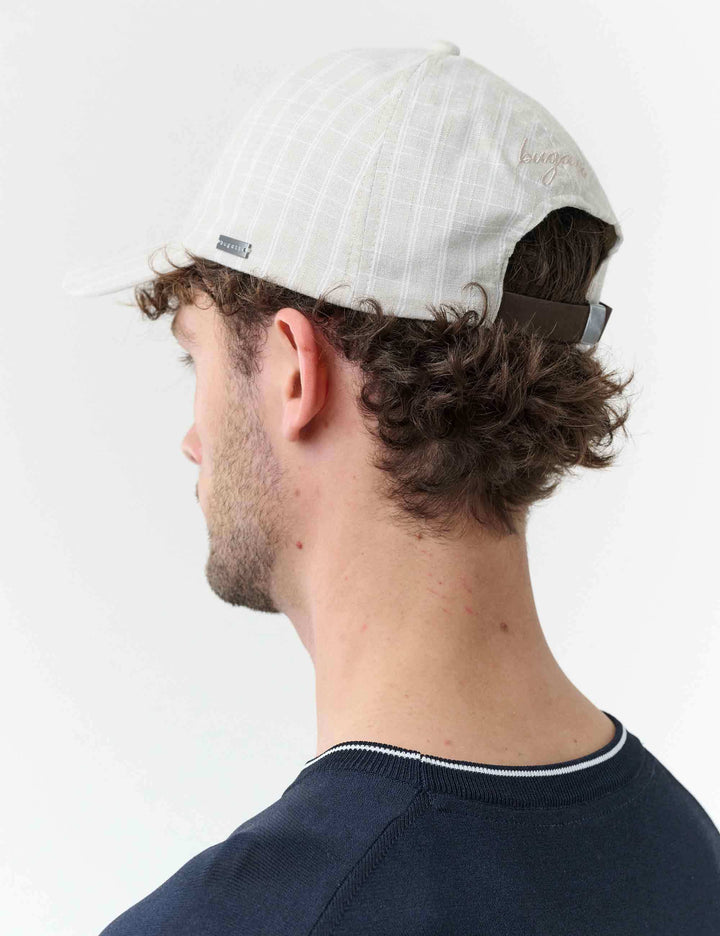 Bugatti Basecap mit Nadelstreifen-Design
