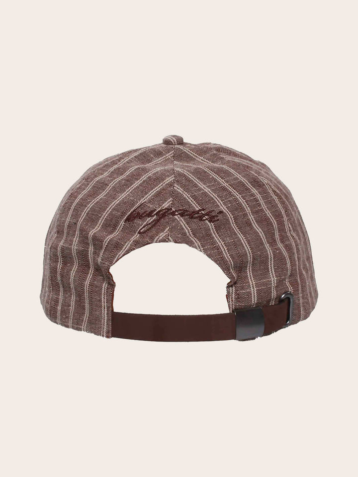 Bugatti Basecap mit Nadelstreifen-Design