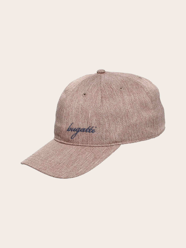 Basecap in Web-Optik mit gesticktem bugatti-Logo