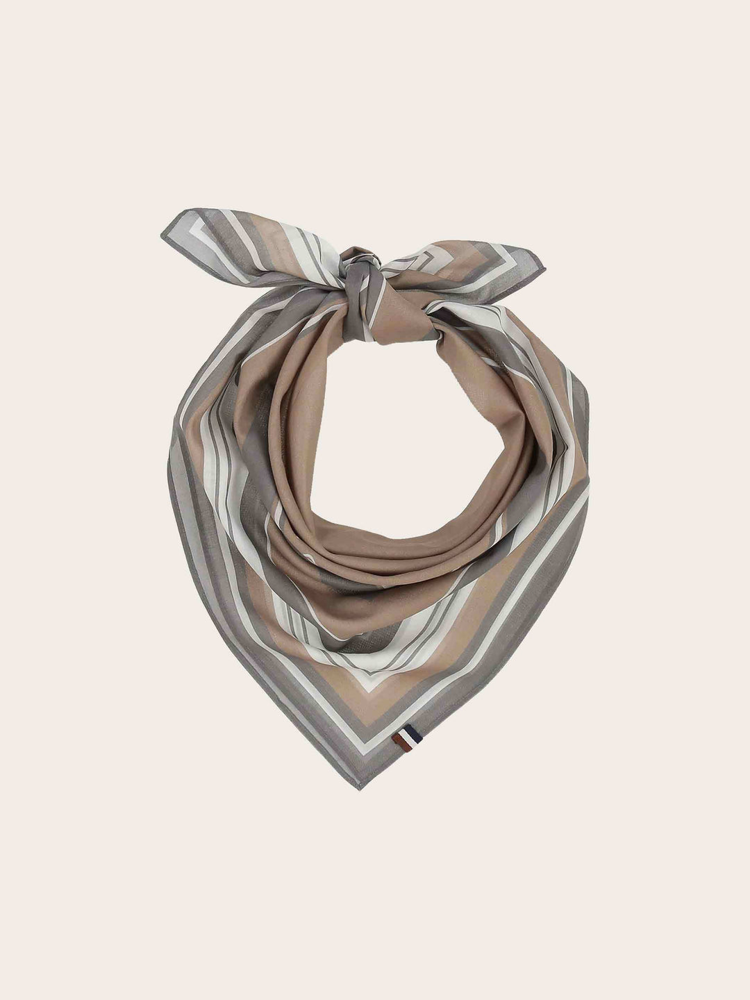 bugatti Halstuch mit geometrischem Muster aus reiner Baumwolle