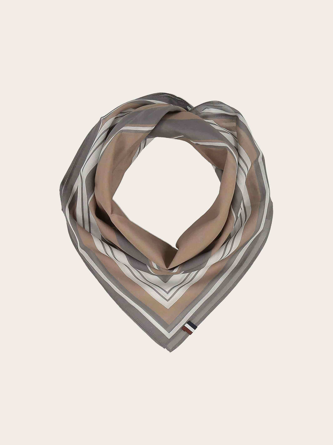 bugatti Halstuch mit geometrischem Muster aus reiner Baumwolle