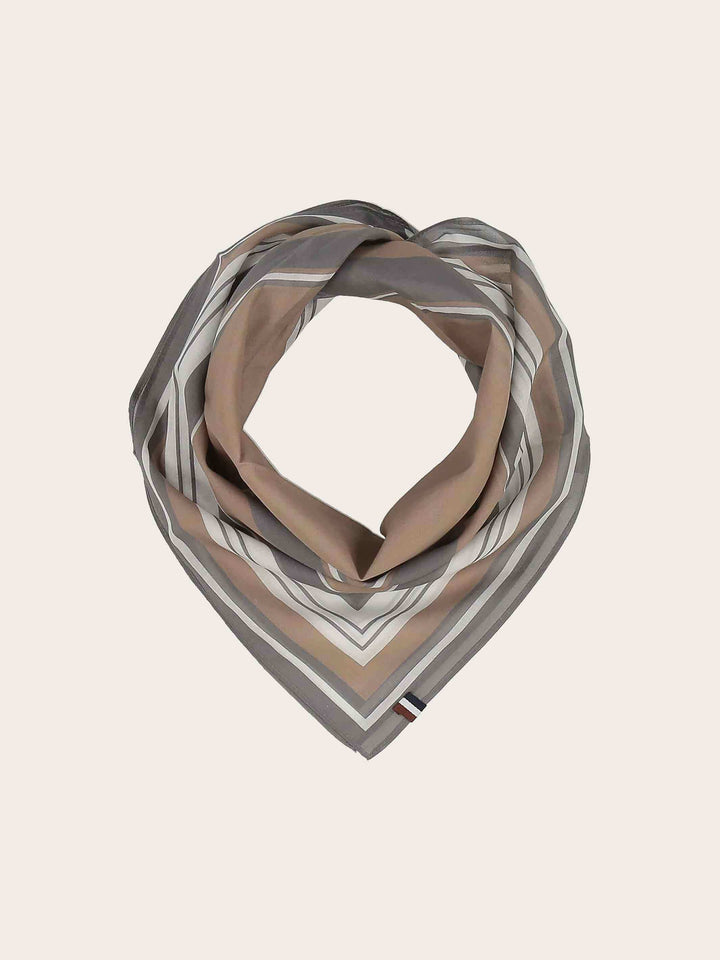 bugatti Halstuch mit geometrischem Muster aus reiner Baumwolle