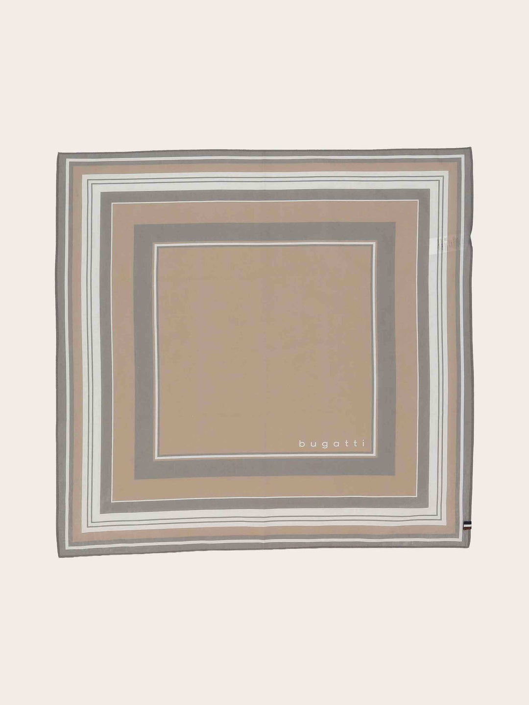 bugatti Halstuch mit geometrischem Muster aus reiner Baumwolle